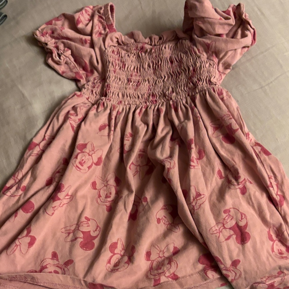 Disney Pink Minnie Mouse Kids Dress